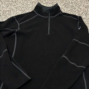 Kuhl Men's Black and Gray Zip-Up Sweater